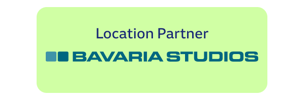 Logo der Bavaria Studios, Location Partner beim SZ Live MINDPOP Festival 2026